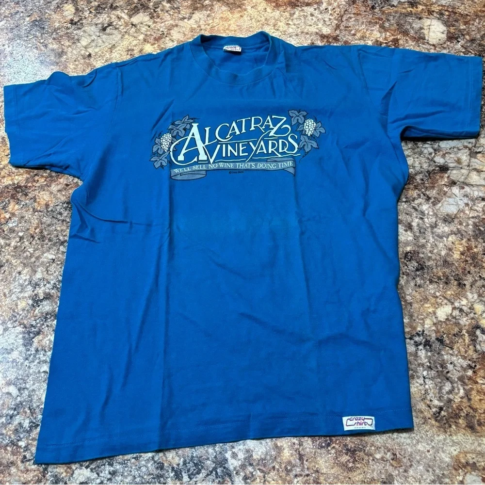 Vintage Crazy Shirts Alcatraz Vineyards Tee